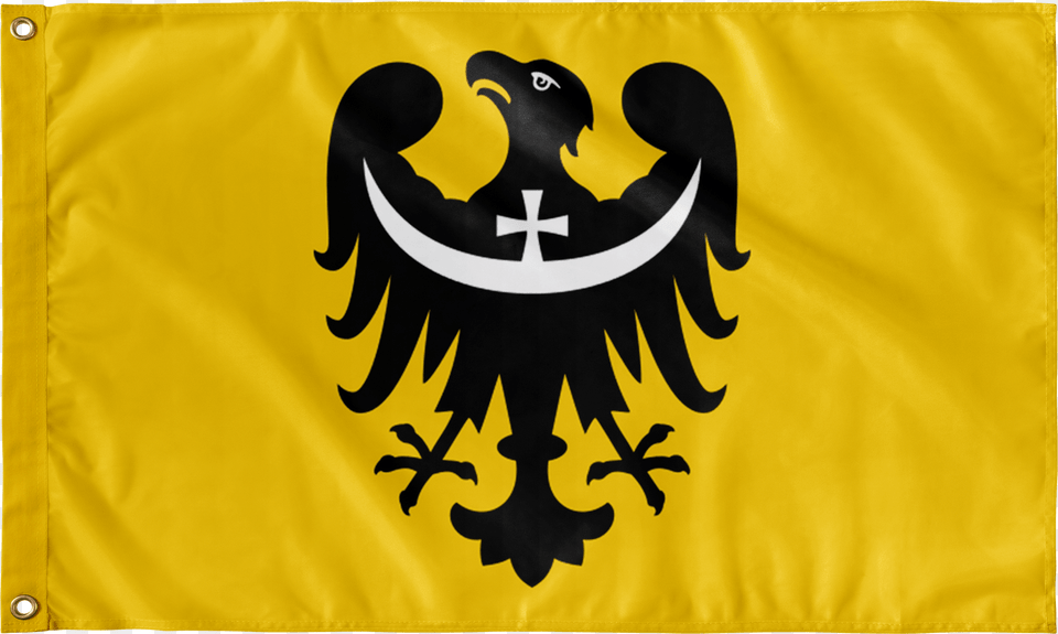 Lower Silesia Flag Lower Silesia Coat Of Arms, Logo, Emblem, Symbol, Animal Png Image