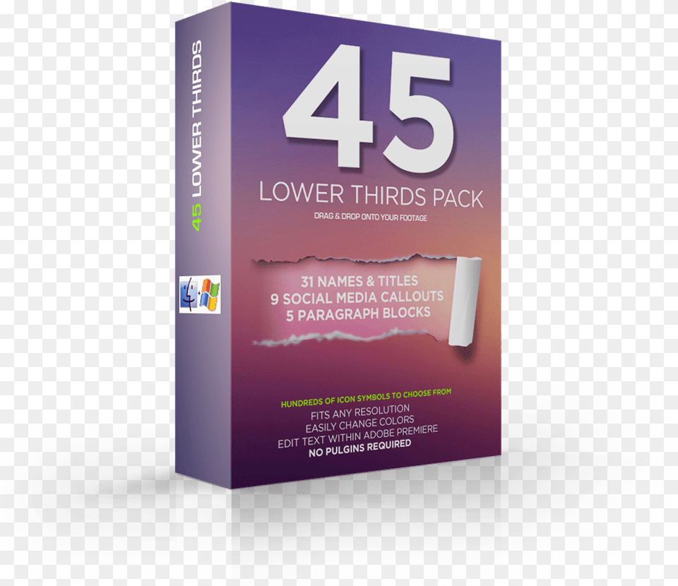 Lower Third Download Box, Advertisement, Poster, Book, Publication Png