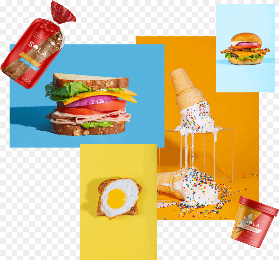 Lowes Food To Pick Up Sola Bread Food Group, Burger, Lunch, Meal, Ketchup Png Image