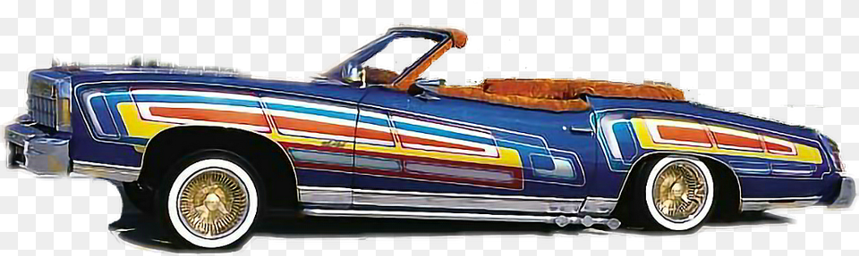 Lowrider Car Convertible Car Cadillac Allant, Transportation, Vehicle, Machine, Wheel Png Image