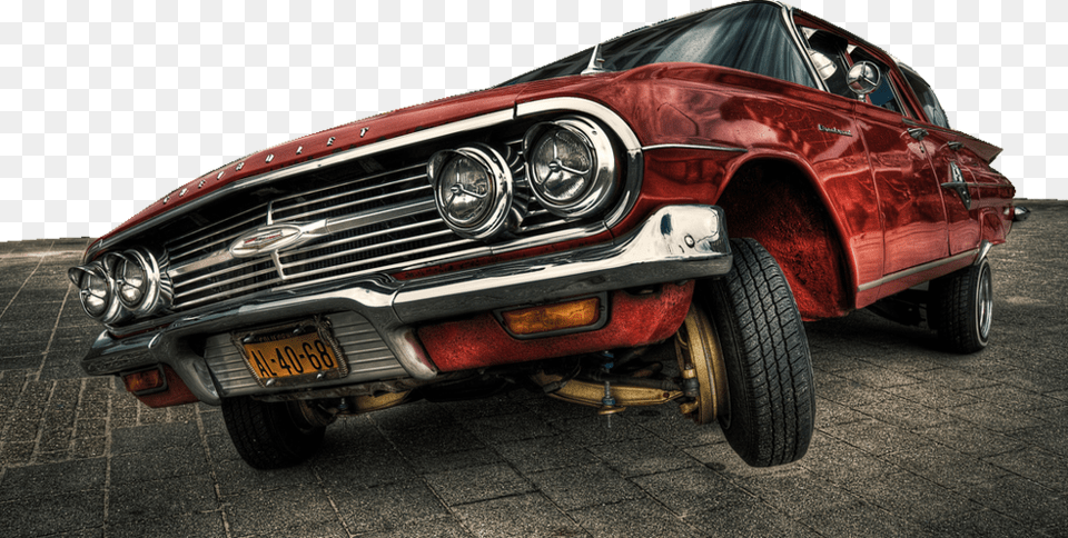 Lowrider On The Road, Alloy Wheel, Vehicle, Transportation, Tire Free Transparent Png