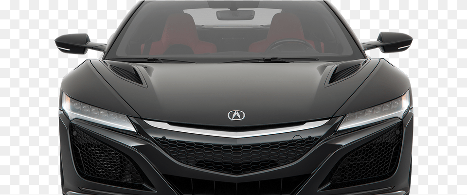 Lowwide Front Honda Acura Nsx Hood Black, Car, Transportation, Vehicle, Windshield Free Transparent Png
