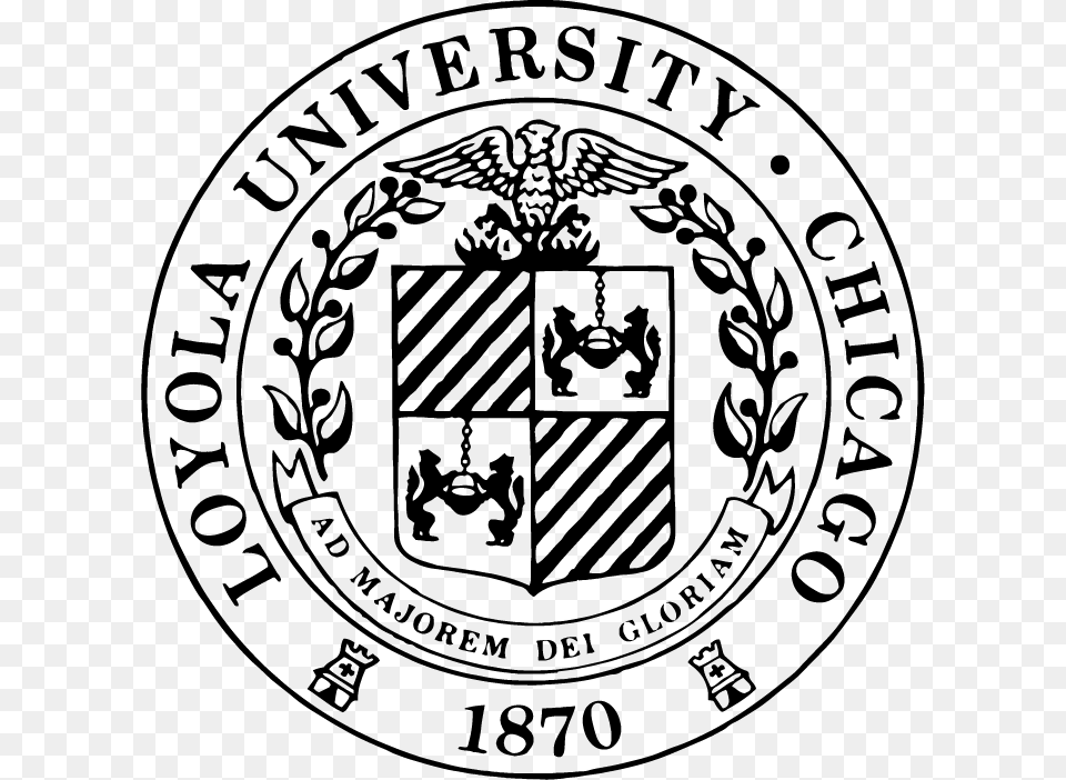 Loyola University Chicago Seal, Emblem, Symbol, Logo, Person Png Image