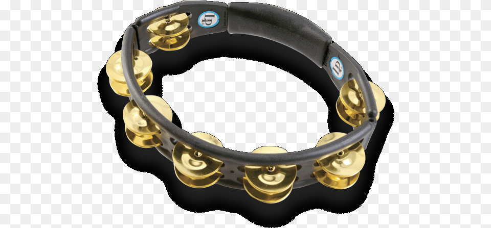 Lp Cyclops Hand Held Tambourine Black Brass Jingles Lp Brass Tambourine, Accessories, Bracelet, Jewelry, Musical Instrument Png Image