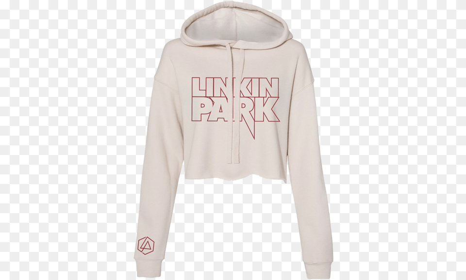 Lp Logo Crop Hoodie Hoodie, Clothing, Knitwear, Sweater, Sweatshirt Free Png