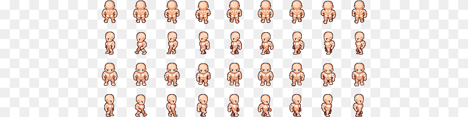 Lpc Barbarian Walk Pixel Art Base Sprite, Person Free Transparent Png