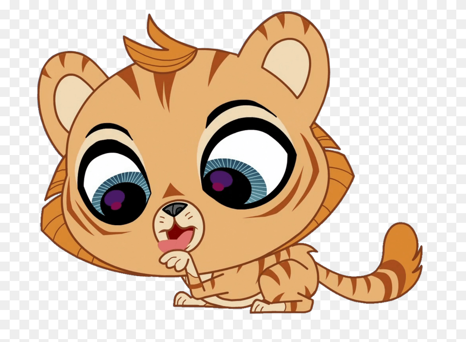 Lps Tiger Vector, Cartoon, Baby, Person, Face Free Png Download