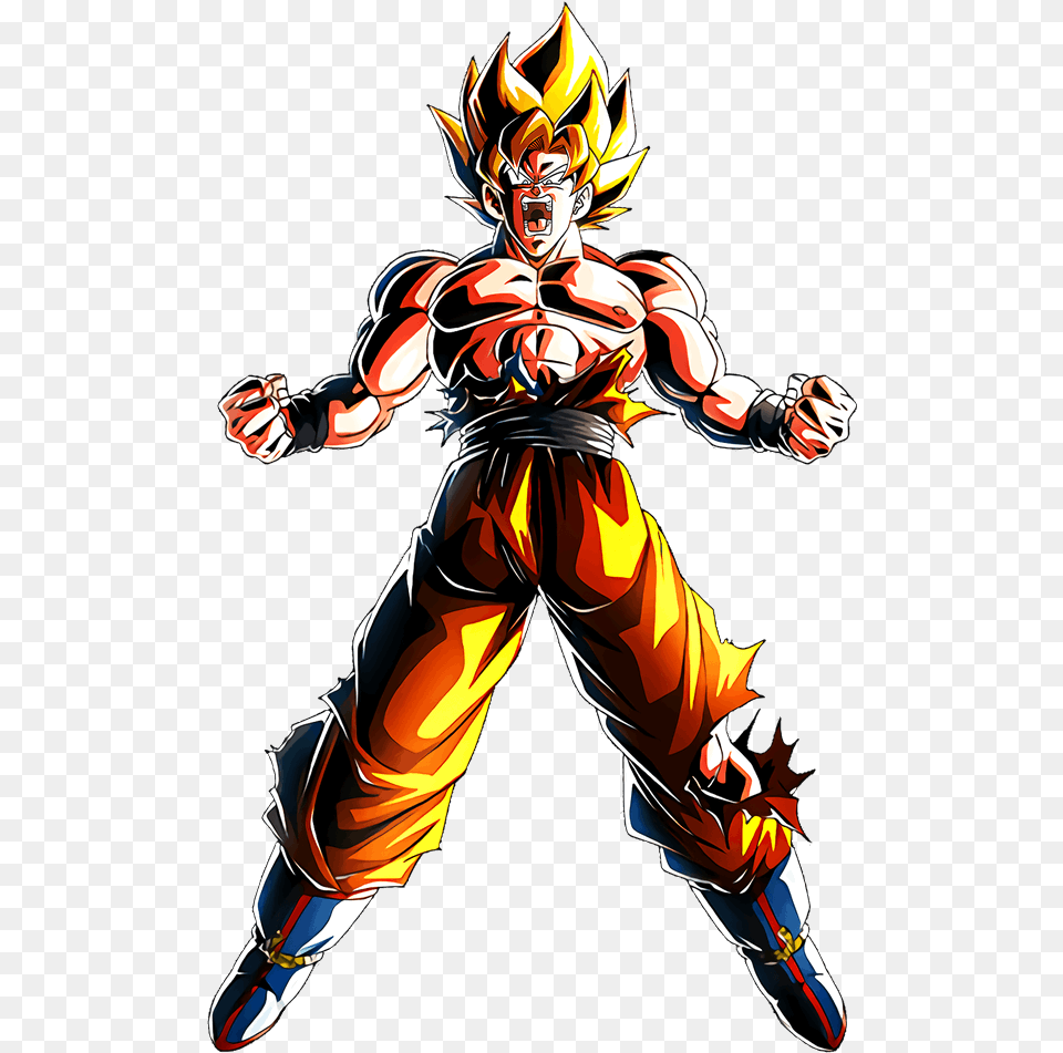 Lr Spirit Bomb Absorbed Goku, Book, Comics, Publication, Person Free Png