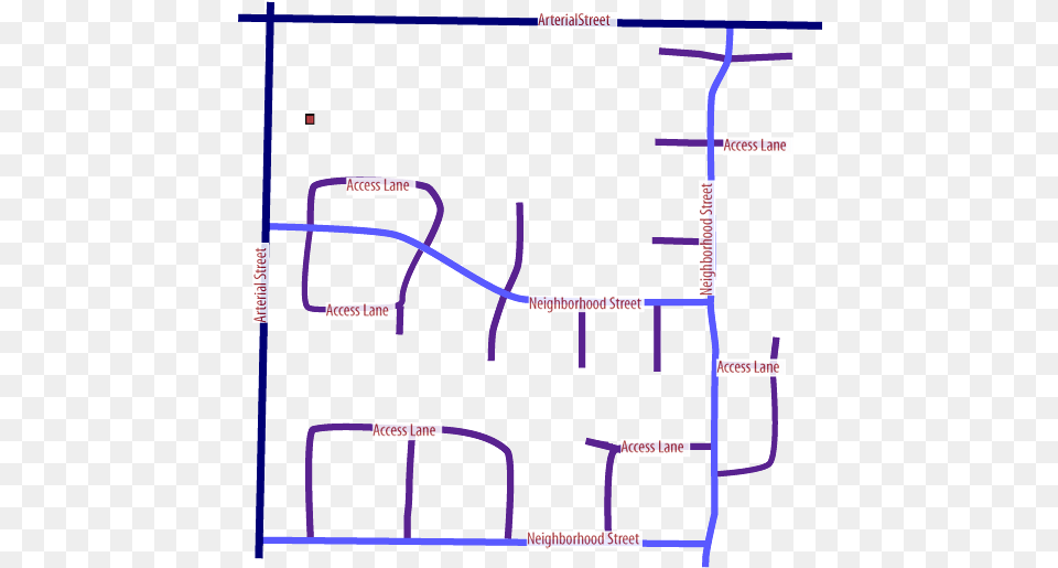 Lrgneighborhood Streets Diagram, Chart, Plan, Plot Png
