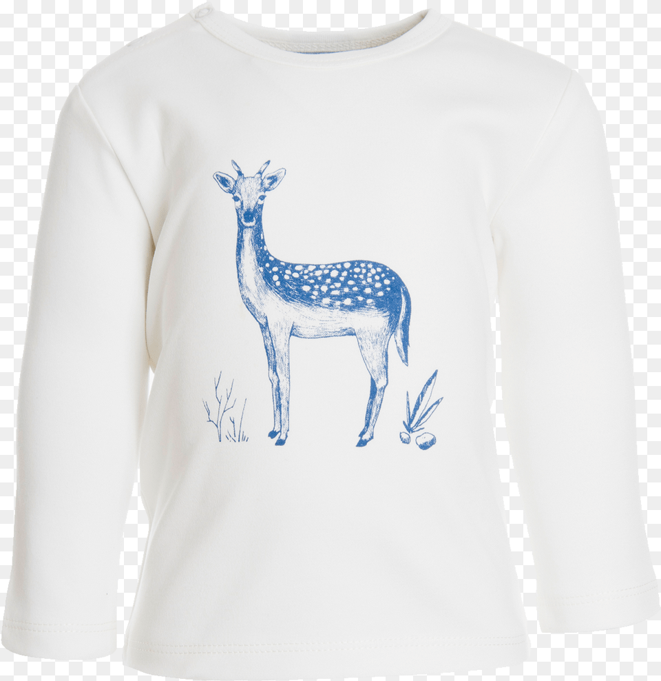 Ls Deer T Shirt Llama, Animal, Clothing, Long Sleeve, Mammal Png Image