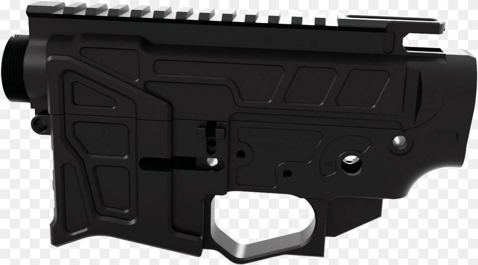 Lsa 15 Ar Skeletonized Ar 15 Receiver Set, Firearm, Gun, Handgun, Rifle Png