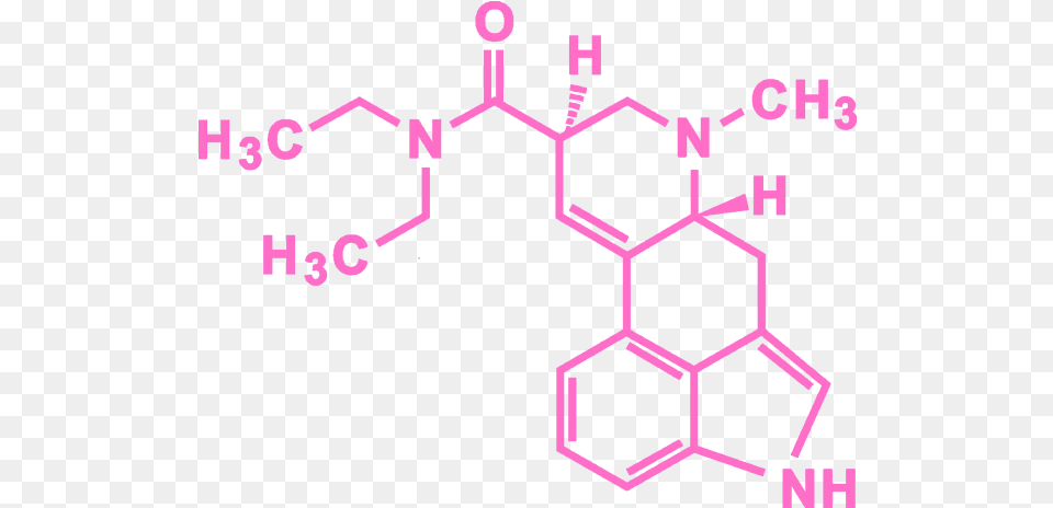 Lsd Molecule, Purple Png Image