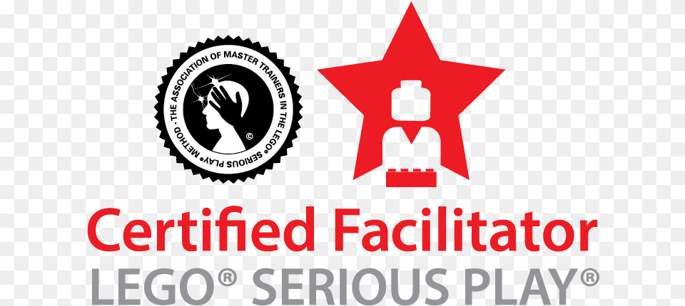 Lsp Certifiedfacilitator Logo Redblack Web, Symbol, Adult, Female, Person Png