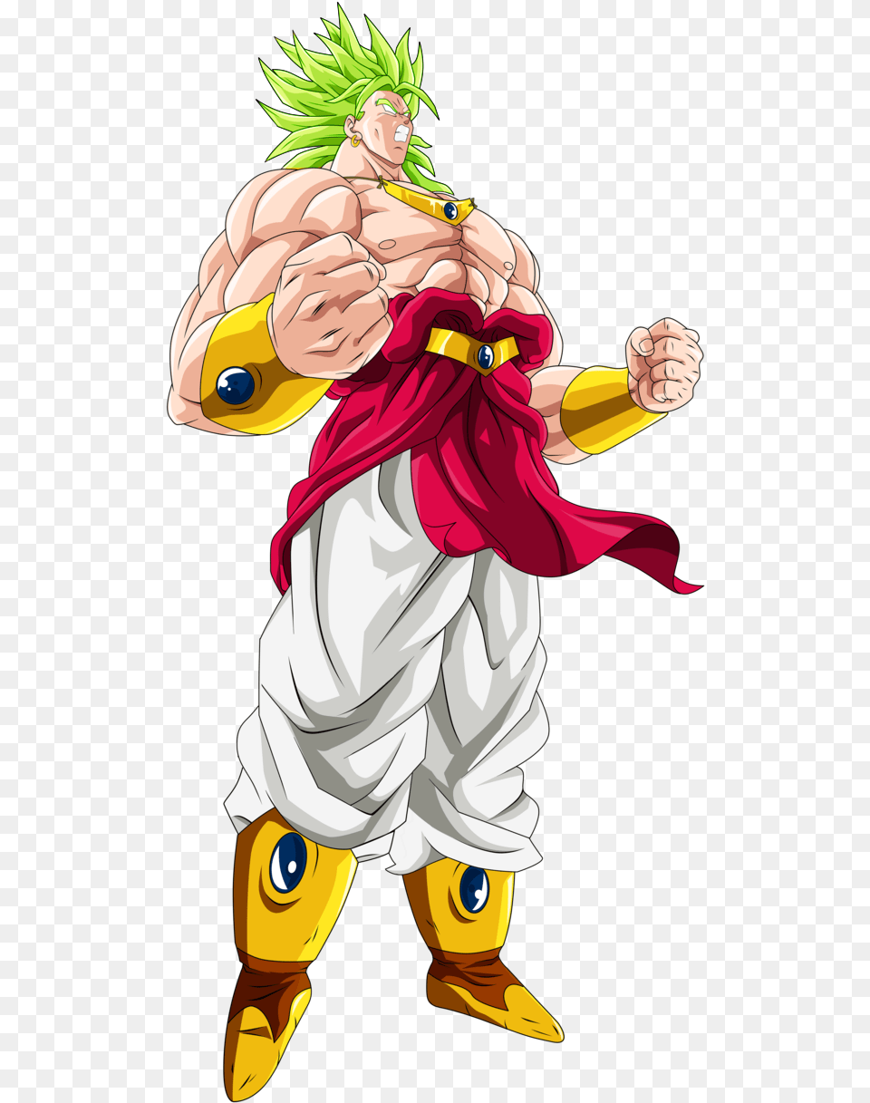 Lssj Dbz Broly Lssj, Book, Comics, Publication, Baby Free Transparent Png