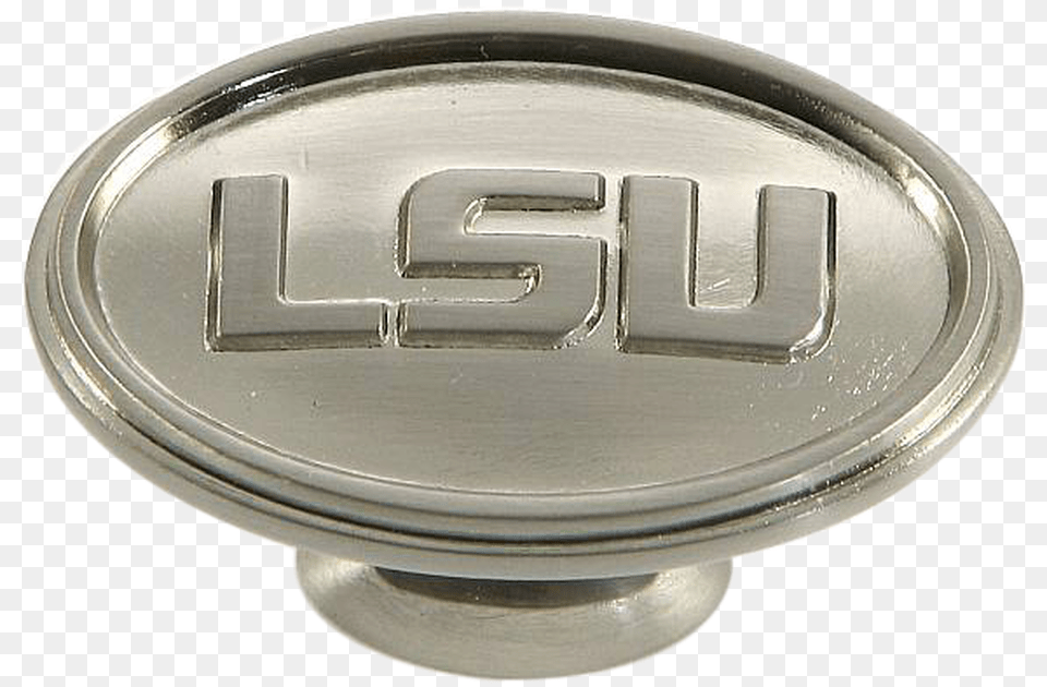 Lsu Cabinet Knob Lsu In Oil Rubbed Bronze Emblem, Logo, Disk, Symbol Free Png