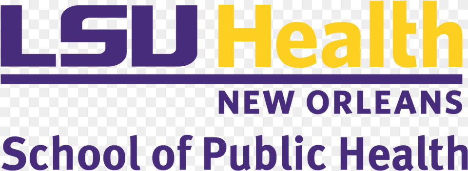 Lsu Sph Logo Lsuhsc Sph Logo, Text, Scoreboard, Purple Free Transparent Png