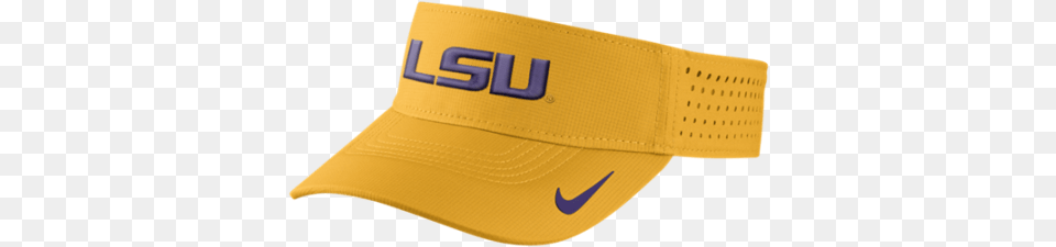 Lsu Visor Nike Lsu Tigers Dri Fit Sideline Vapor Visor, Baseball Cap, Cap, Clothing, Hat Png