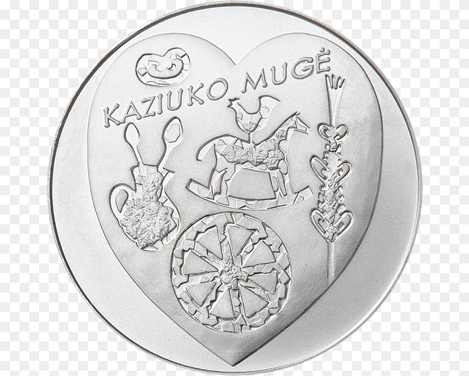 Lt 2017 150euro Fair B Lithuania 1 5 Euro 2017, Silver, Plate, Coin, Money Png