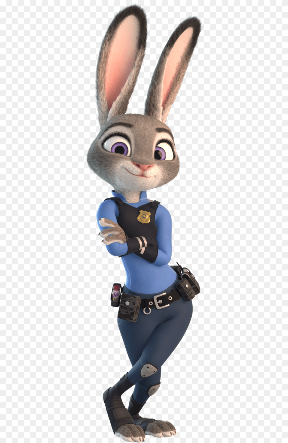 Lt Judy Hopps Zootopia, Toy, Cartoon, Animal, Mammal Png Image