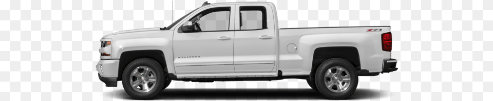 Lt Z With White Chevy Truck Black 2017 Chevrolet Silverado Extended Cab, Pickup Truck, Transportation, Vehicle Free Png Download