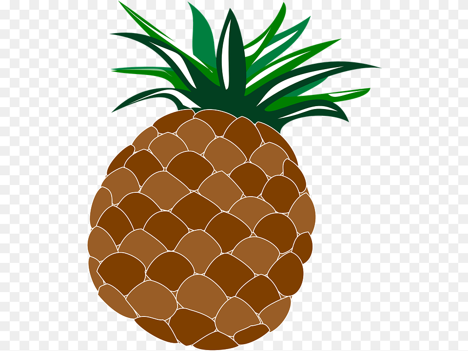 Luau Food Transparent Green Pineapple, Fruit, Plant, Produce Free Png Download