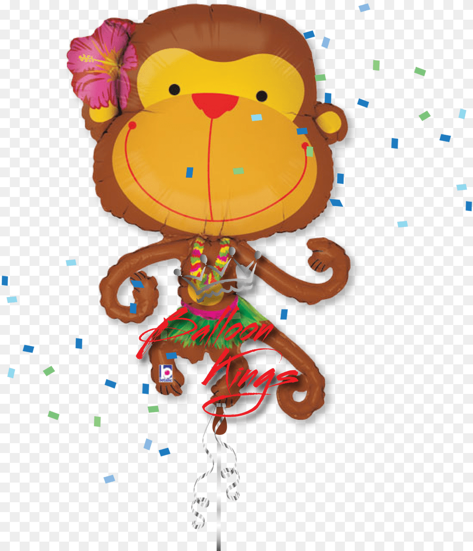 Luau Monkey, Balloon, Baby, Person Free Png Download