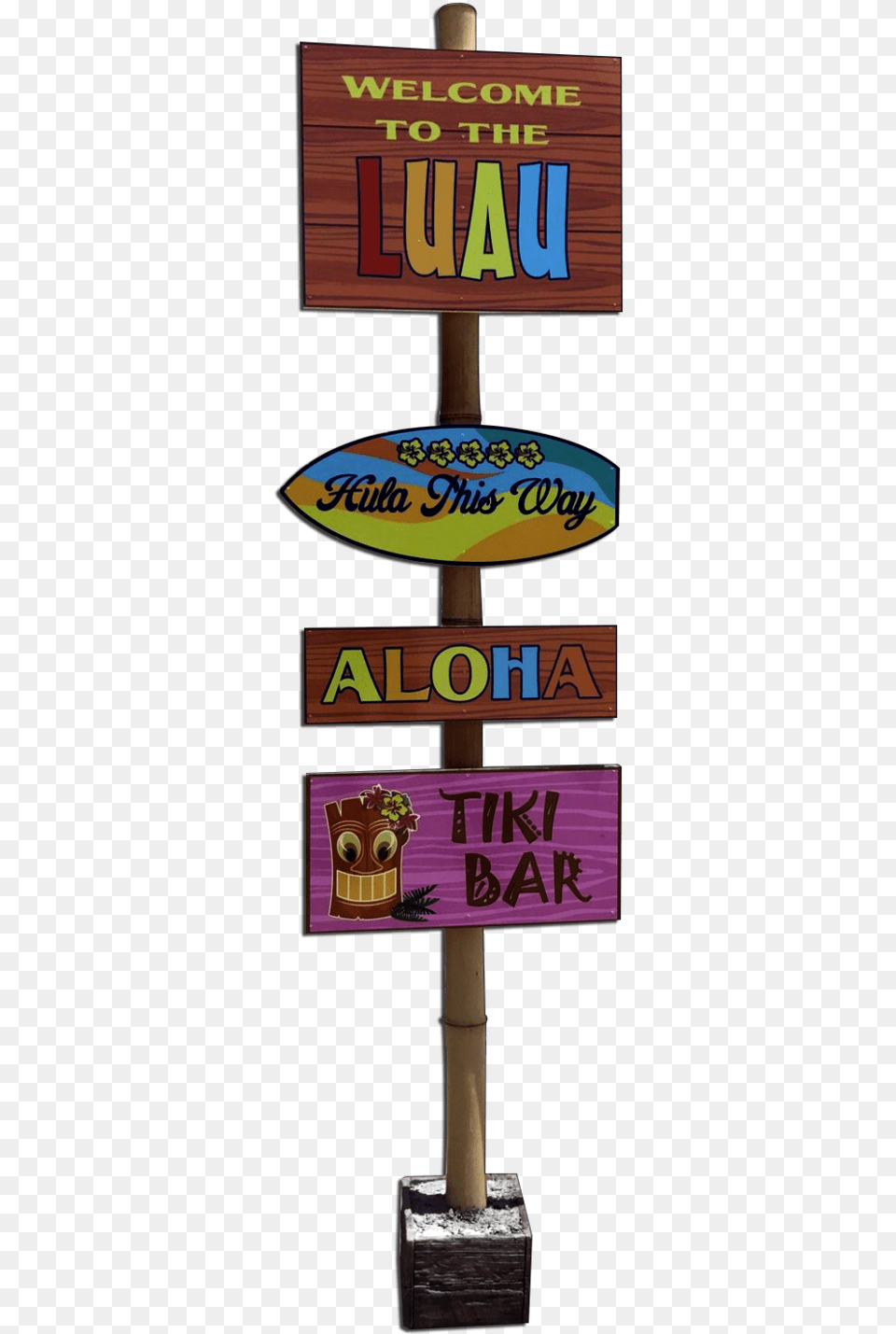 Luau Welcome Sign Sign, Symbol Free Png Download