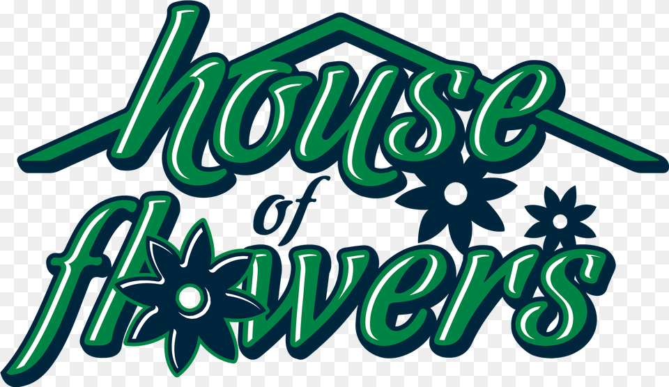 Lubbock Florist House Of Flowers Logo, Light, Neon, Text, Dynamite Png Image