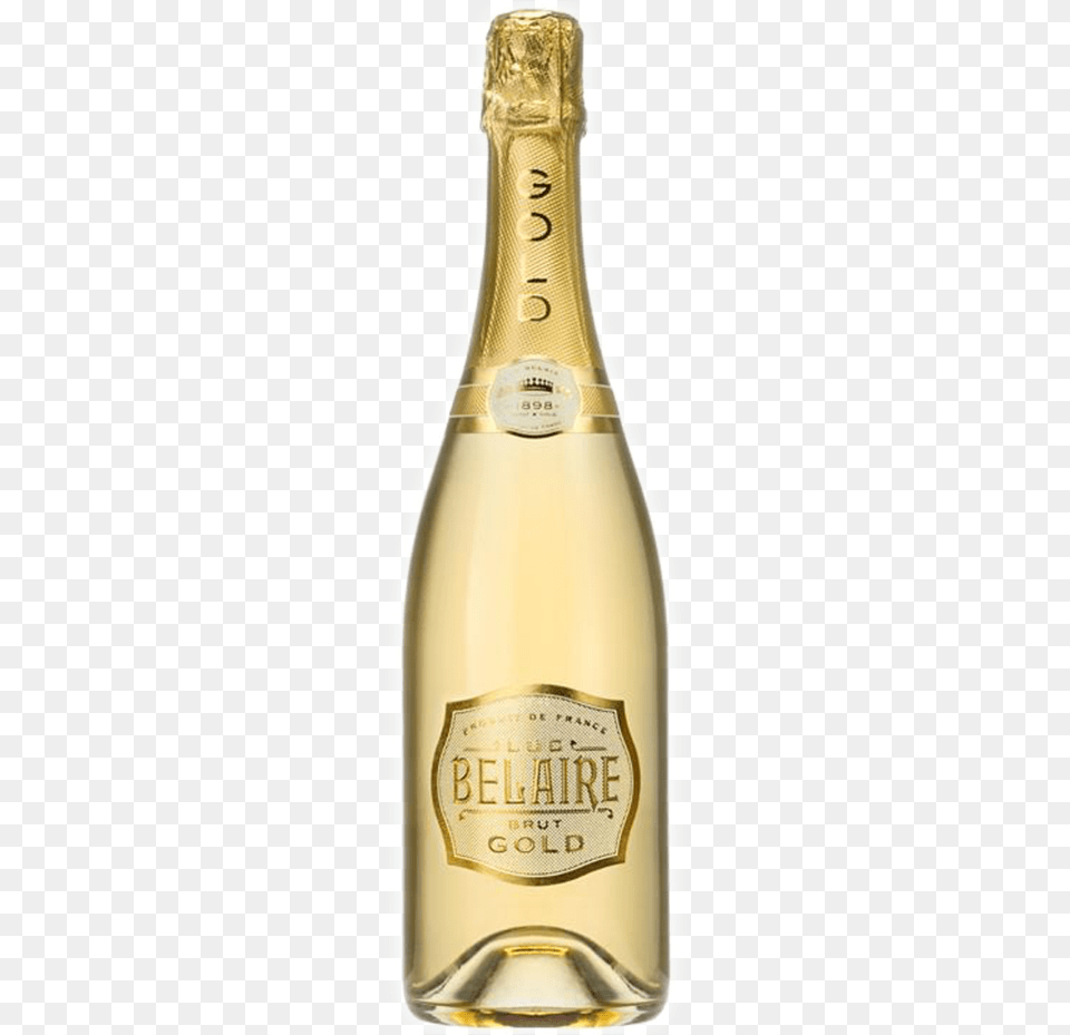 Luc Belaire Gold, Bottle, Alcohol, Beer, Beverage Png Image