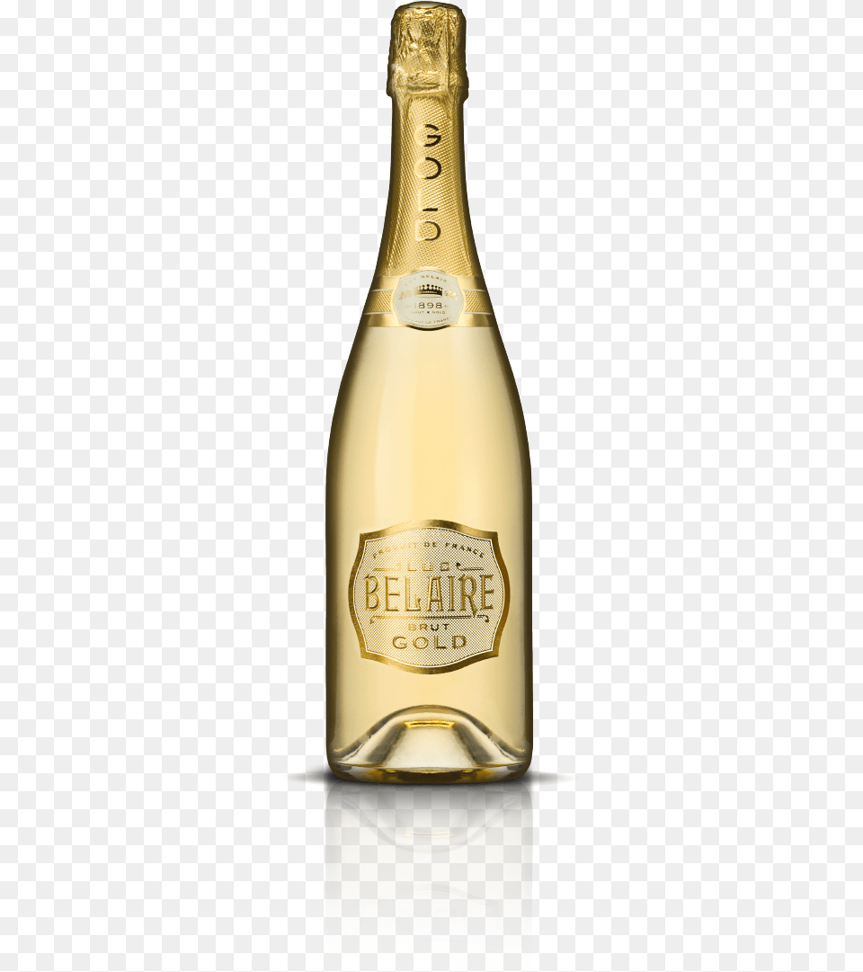 Luc Belaire Gold, Bottle, Alcohol, Beer, Beverage Png