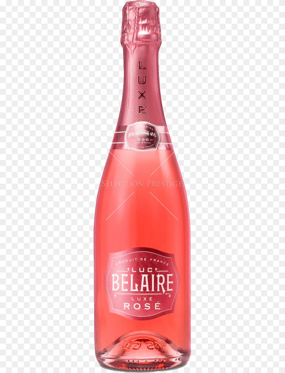 Luc Belaire Luxe Rose, Bottle, Alcohol, Beverage, Food Free Png