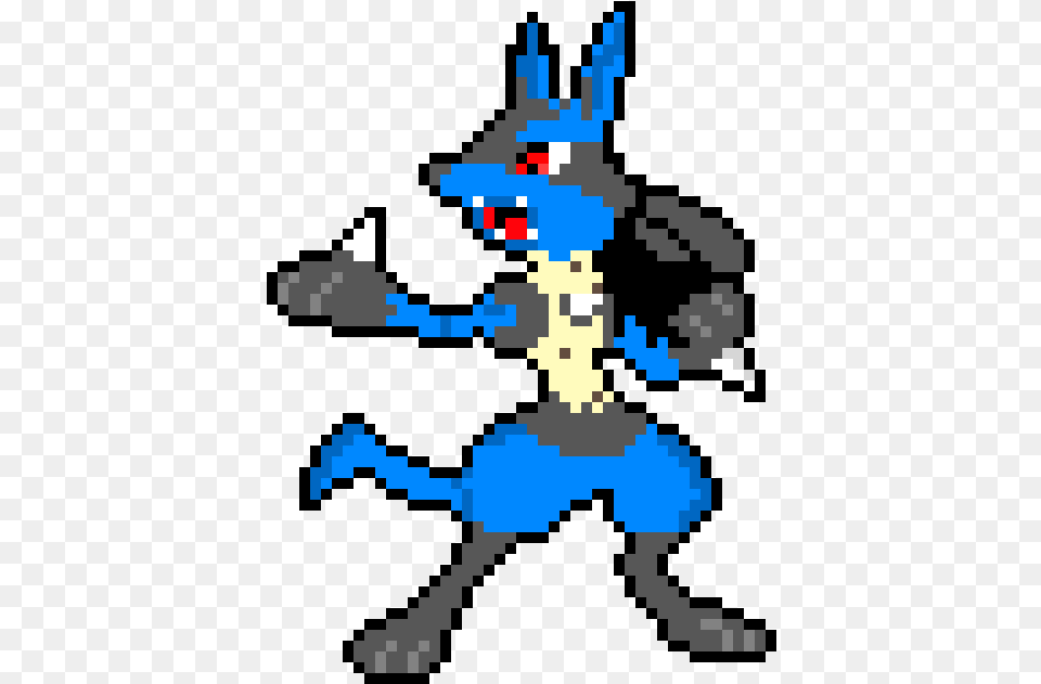 Lucario Lucario Pixel Art, Animal, Bird, Jay Png