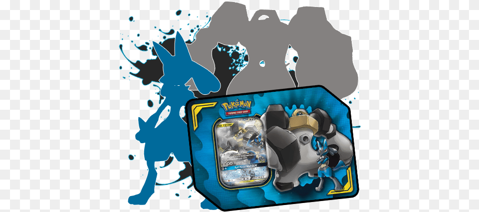 Lucario Melmetal Gx Deck Pokemon Tcg Melmetal Tin Box Free Transparent Png