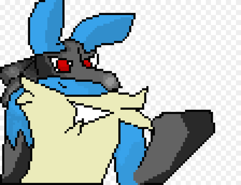 Lucario Pixel Art Maker, Animal, Bird, Jay Free Png Download