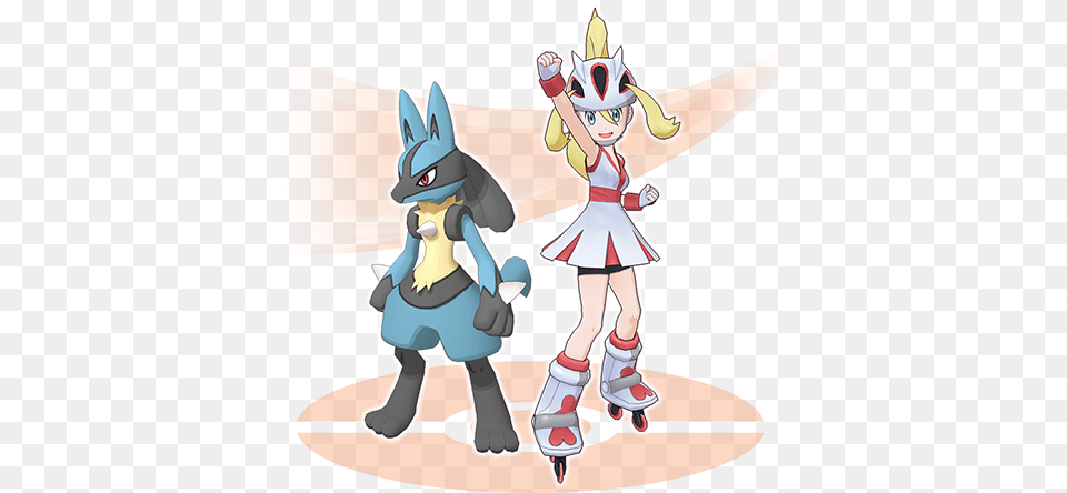 Lucario Pokemon Korrina, Book, Comics, Publication, Person Png Image