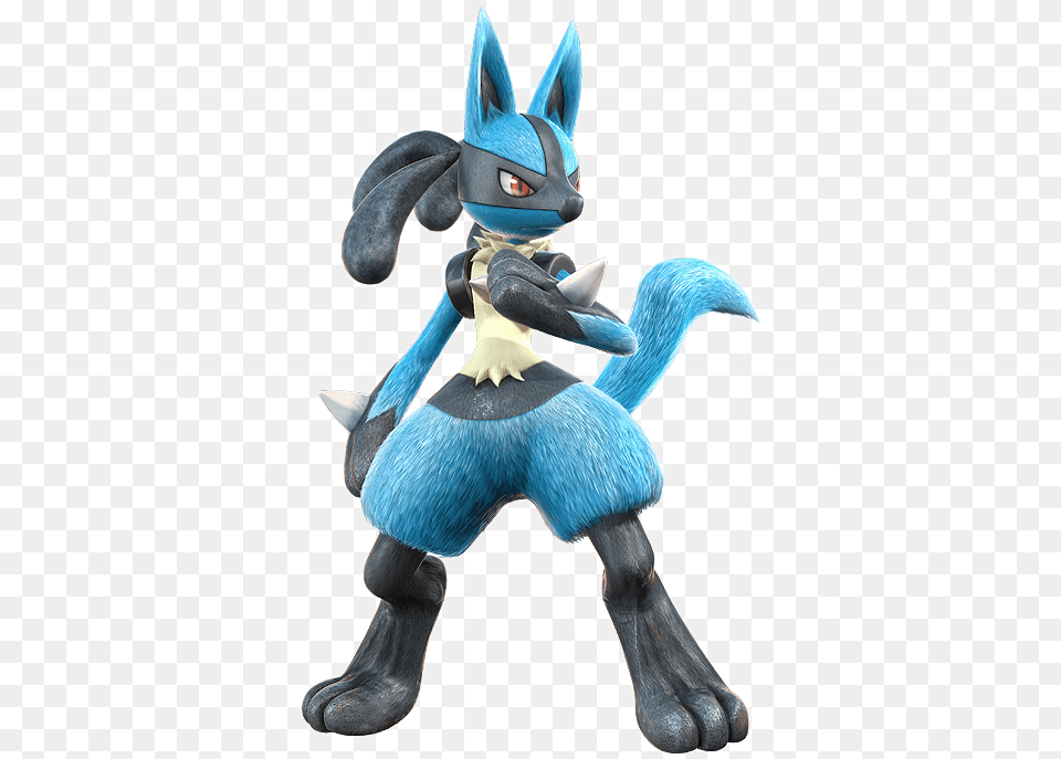 Lucario Pokken Tournament Lucario, Figurine, Plush, Toy, Animal Free Png