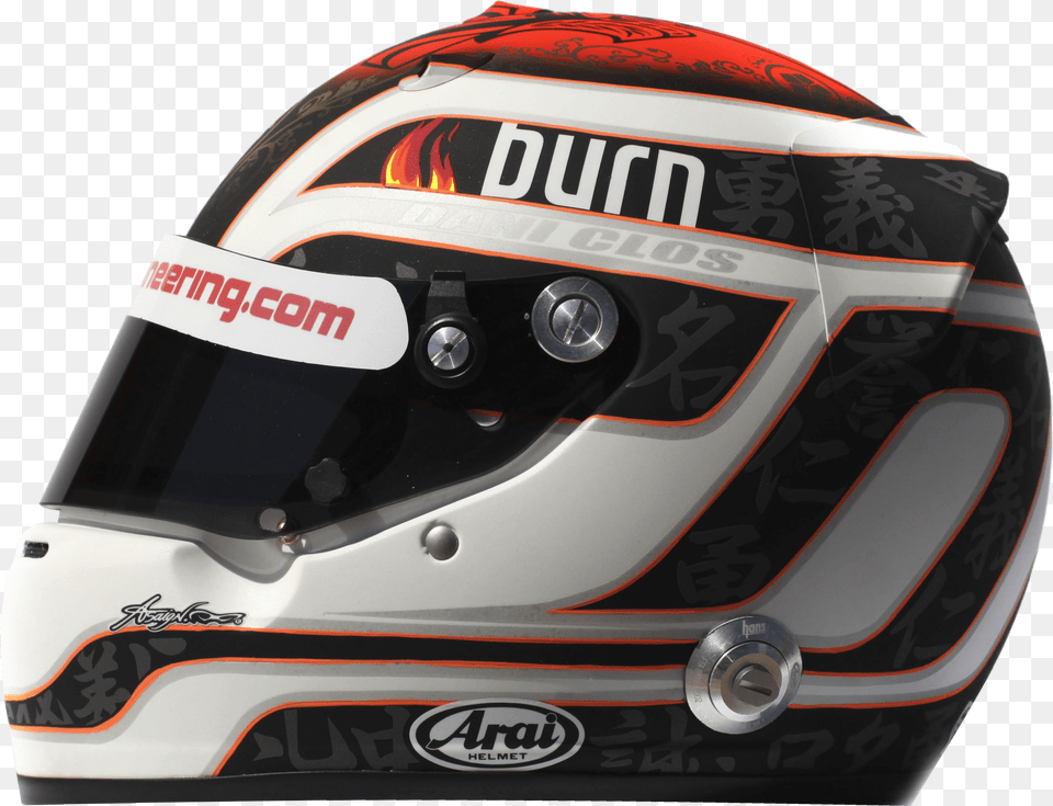 Lucas Di Grassi Dani Clos 2009 Gp2 Helmet Car Race Helm Free Png Download