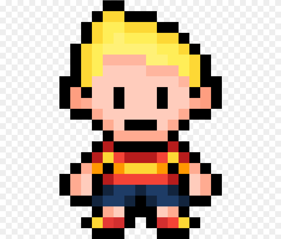 Lucas Gba Remastered Sprite Human Pixel Art Free Png Download