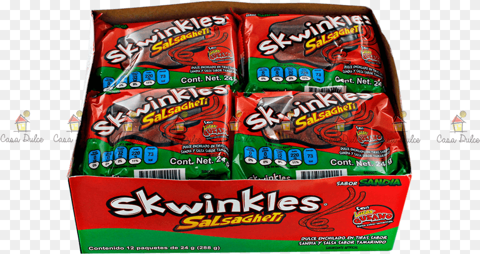 Lucas Salsagheti Sandia 20 X Skwinkles, Food, Gum, Sweets Png Image