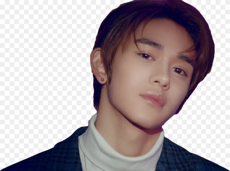 Lucas Sticker Nct, Adult, Person, Neck, Man Png Image