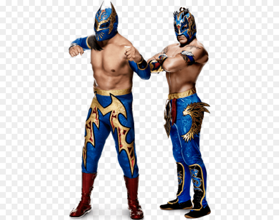 Lucha Dragons Pro Wrestling Wiki Divas Knockouts Lucha Dragons Real Face, Clothing, Costume, Person, Adult Free Transparent Png