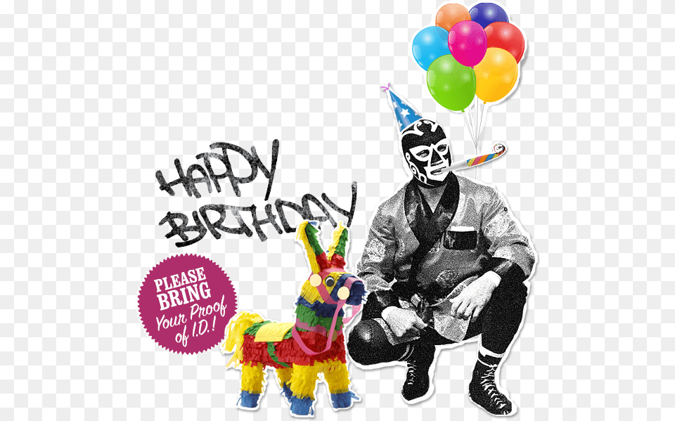 Lucha Libre Birthday Party, Adult, Person, Male, Man Free Png
