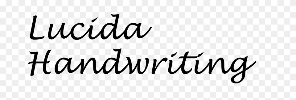 Lucida Handwriting In Use, Gray Png Image
