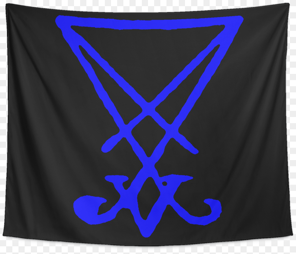 Lucifer Sigil Tapestry Flag, Banner, Text Png Image