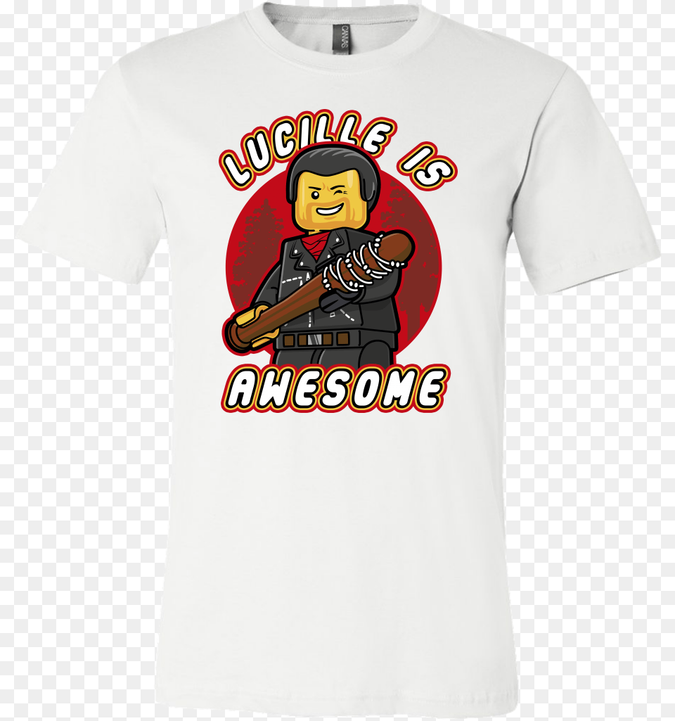 Lucille Is Awesome Active Shirt, Clothing, People, Person, T-shirt Free Transparent Png