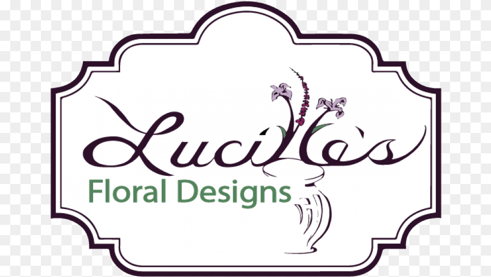 Lucillequots Floral Designs Label, Flower, Plant, Text Free Transparent Png
