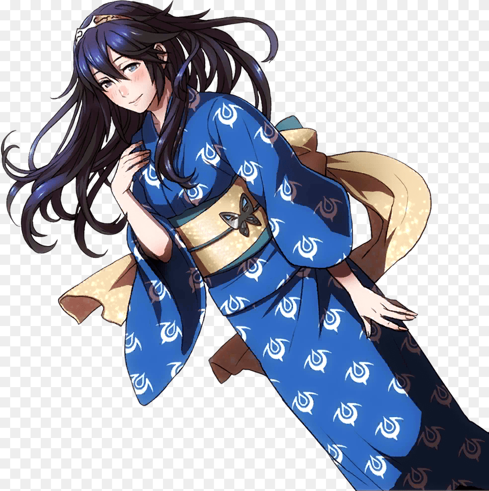Lucina And Marth Fanfiction Fire Emblem Lucina Yukata, Gown, Formal Wear, Fashion, Publication Free Png