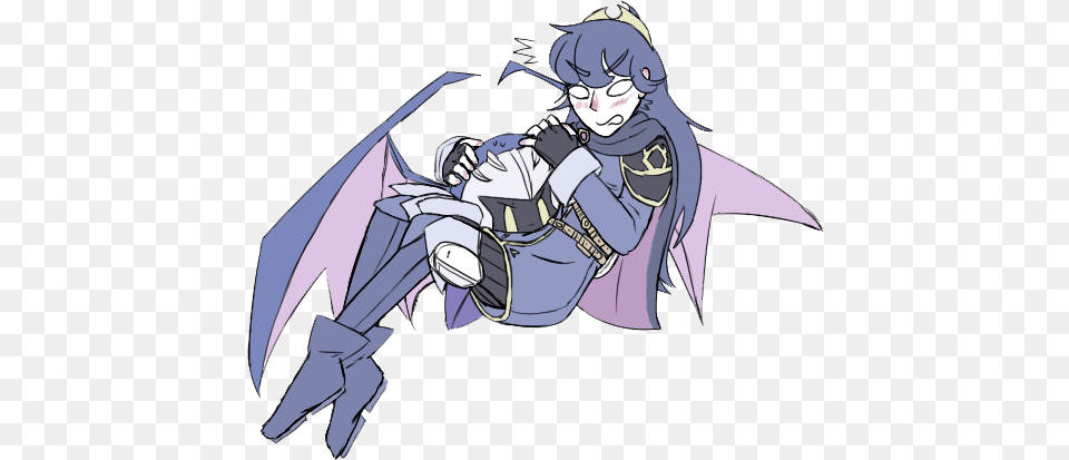 Lucina And Meta Knight Fire Emblem 3 More Drawn By Smash Bros Lucina X Meta Knight, Book, Comics, Publication, Adult Free Png