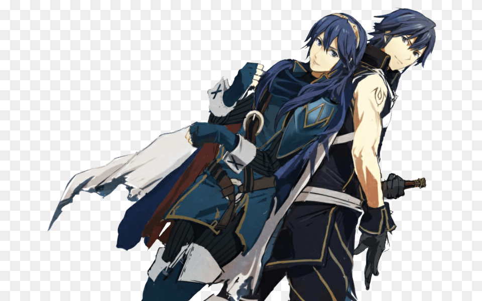 Lucina Chrom Fire Emblem Fire Emblem Awakening Chrom And Lucina, Publication, Book, Comics, Adult Png Image