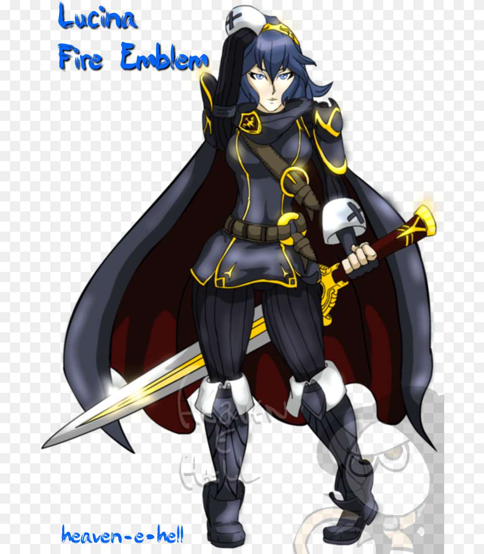 Lucina Fire Emblem Awakening By Heaven Ehell On Newgrounds Cartoon, Book, Comics, Publication, Person Png Image